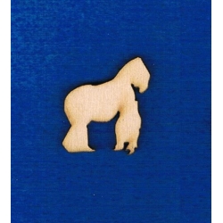 Goryl  3x2,5cm ( seria: safari )
